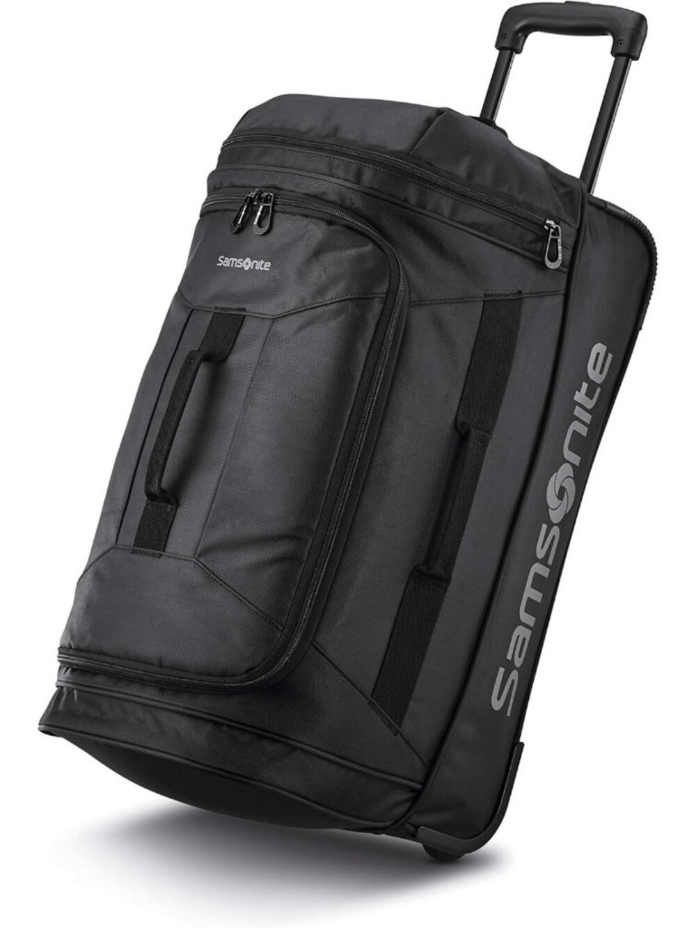 Durable 22-Inch Rolling Duffel Bag with Inline Skate Wheels & Spacious